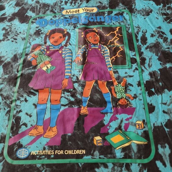 Romwe Size Large Meet Your Doppelganger Tie Dye Tshirt - Picture 2 of 9